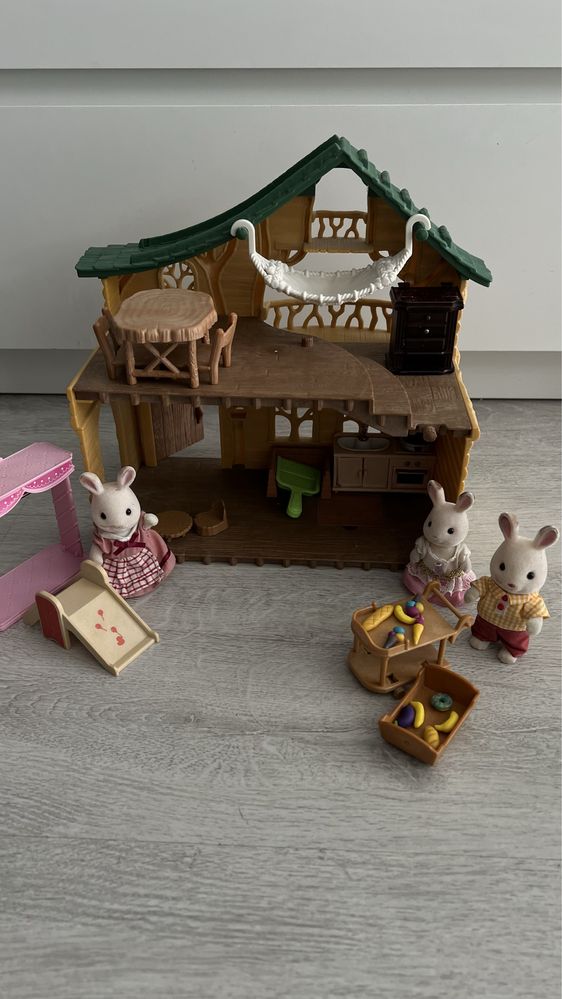 Sylwanian króliki i townhouse