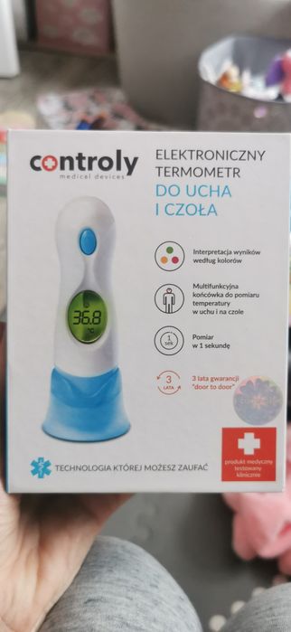 Termometr elektroniczny ucho i czoło