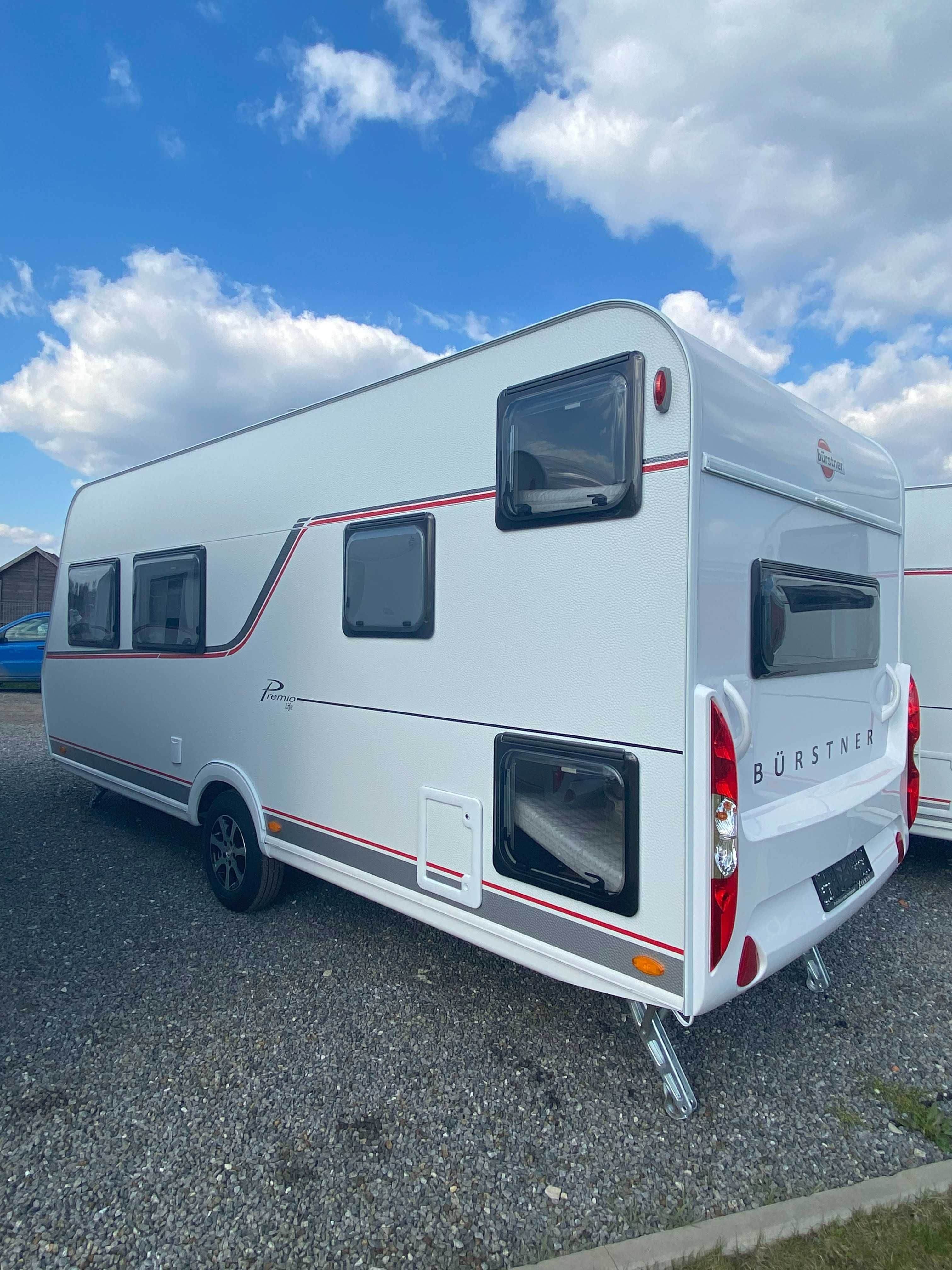 NOWOŚĆ! Przyczepa Burstner Premio Life 490TK 7 osób! XCAMP Hobby Fendt