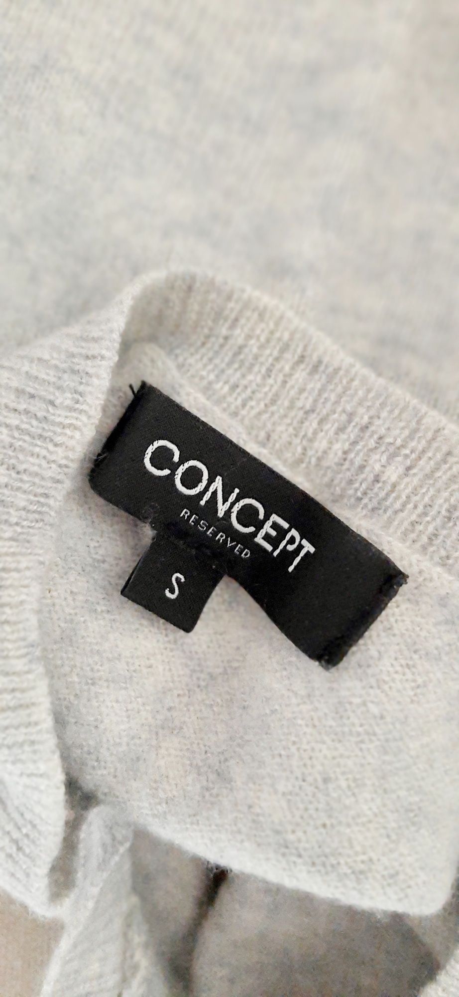 100% kaszmir sweter szary kaszmirowy cashmere S Concept