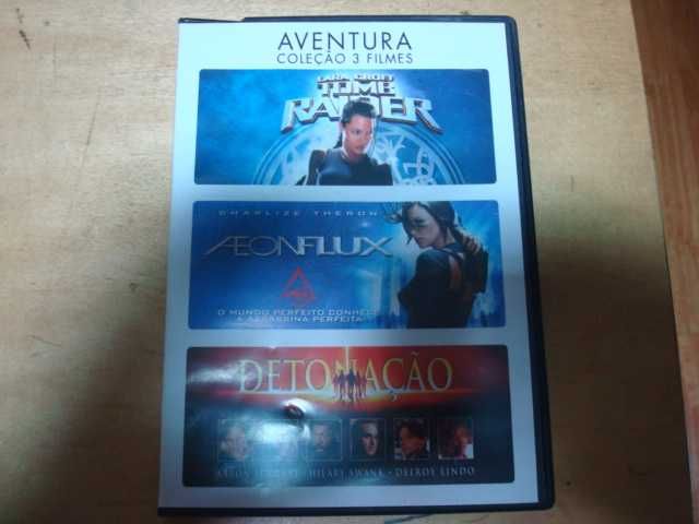 pack triplo aventura aeonflux,tomb raider,detonaçao