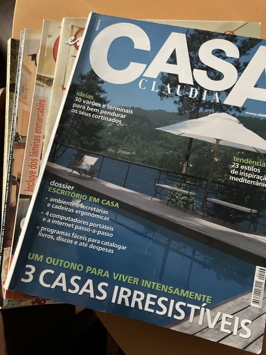 4 revistas Casa & Jardim com oferta do nº153 Casa Cláudia.