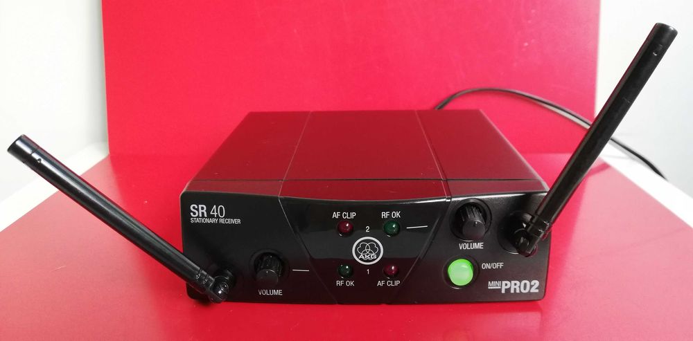 Ресивер AKG SR 40 Mini MiniPRO база 2 частоты 864,375 MHz 864.850 MHz