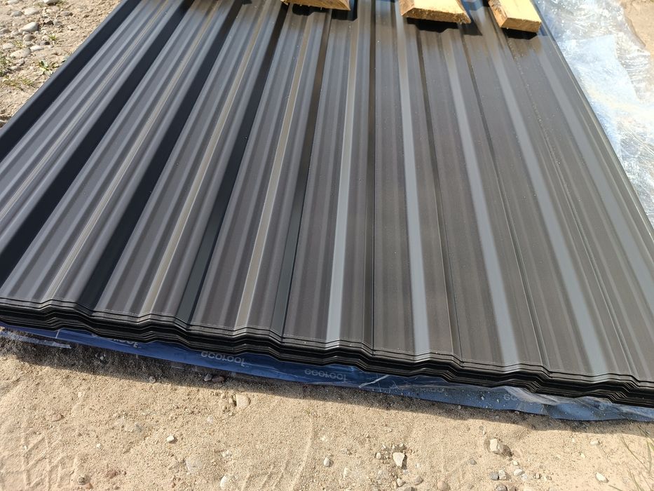 Blacha trapezowa ciemny brąz, grubość 0,65mm