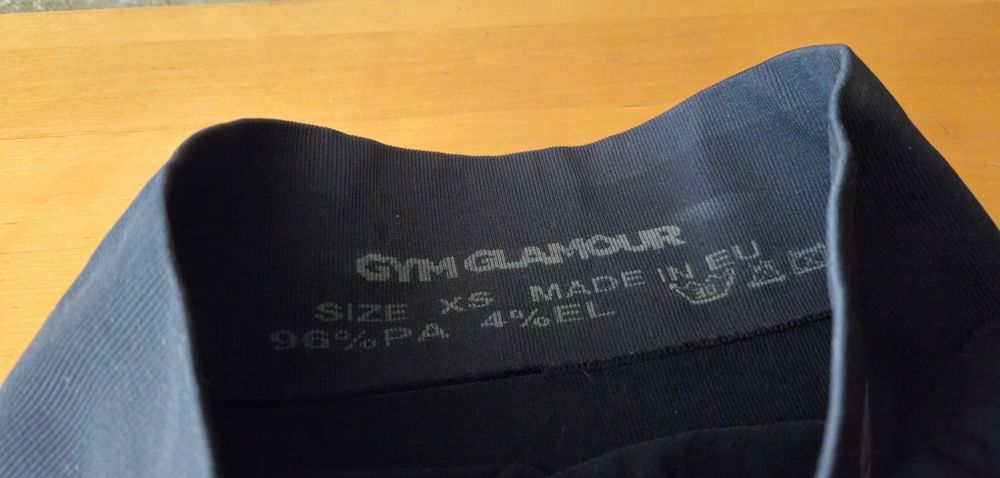 Gym Glamour Seamless Shorts Black czarne spodenki szorty sportowe XS