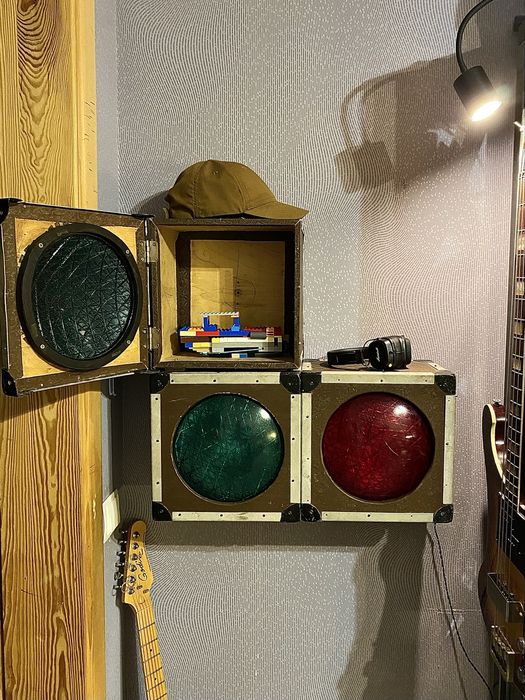 Поличка світлофор, вінтаж!