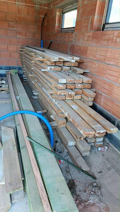 Kantówki po budowie drewno 6x12  56 sztuk
