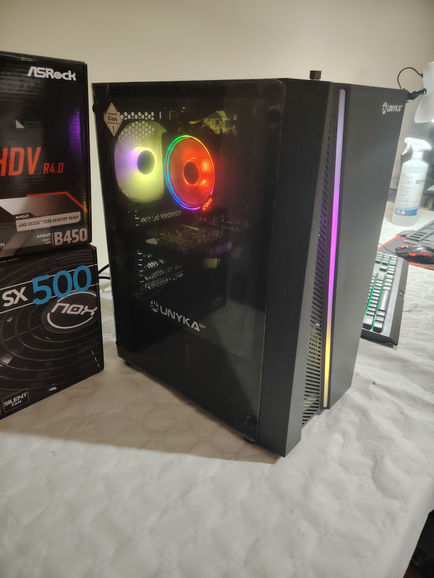 Torre Gaming com um desempenho excelente Fatura e garantia