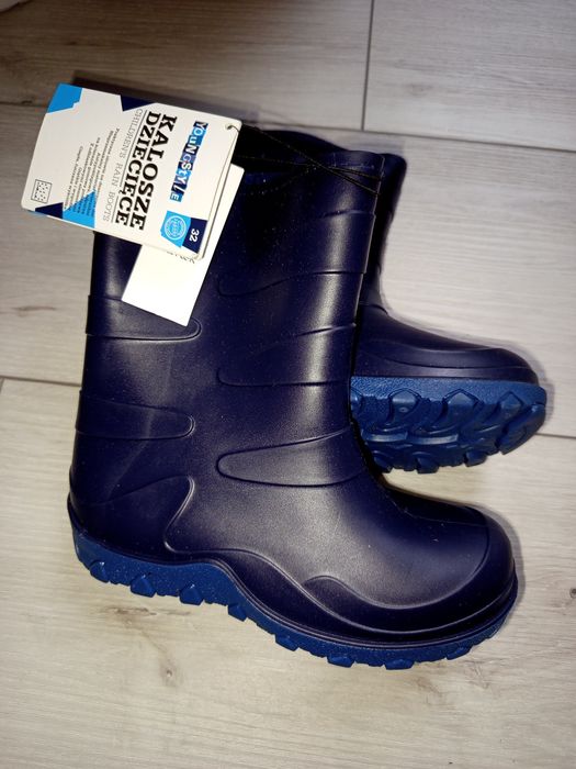 Kalosze chłopięce ocieplane rozmiar 32 nowe