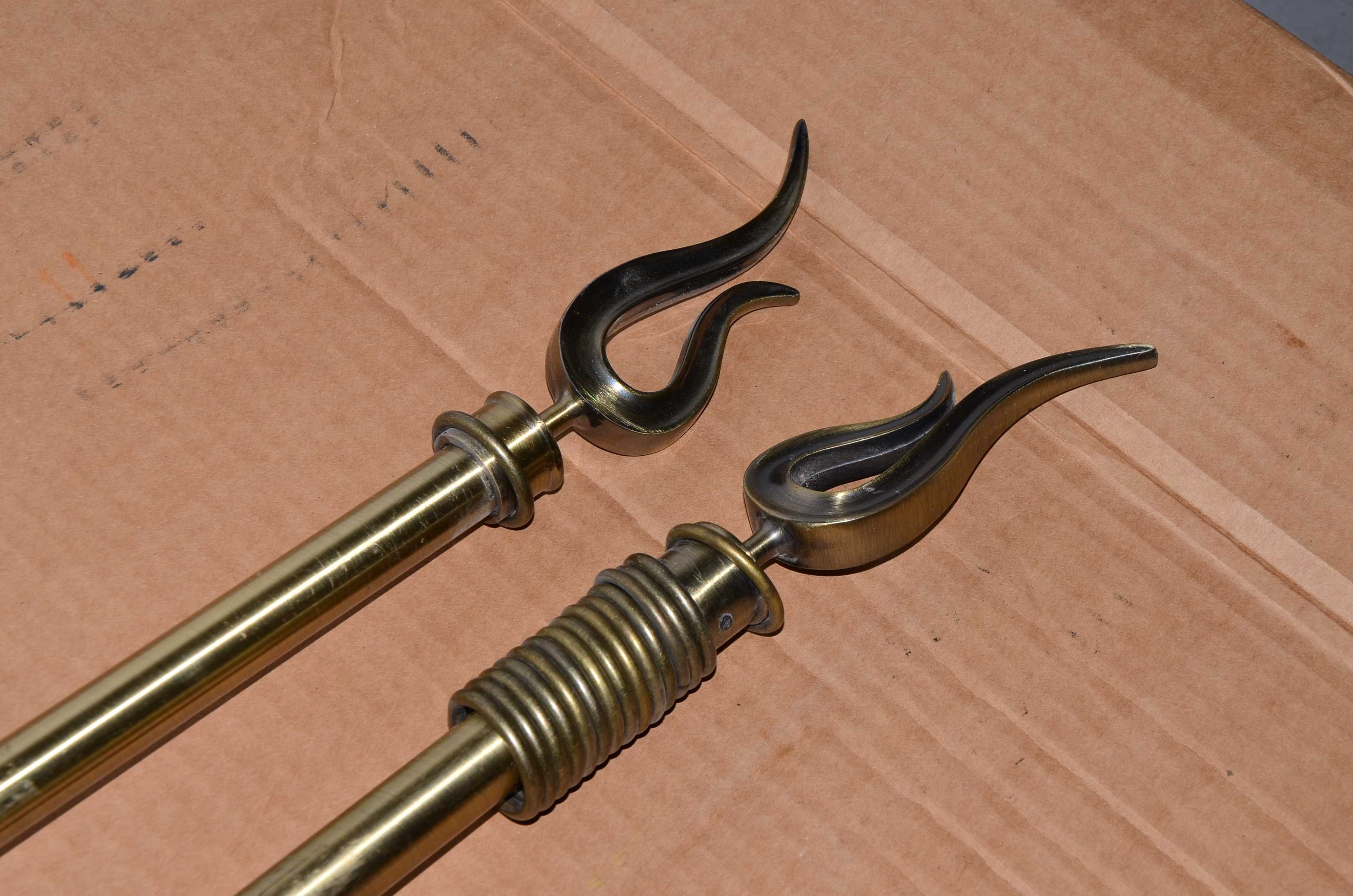 Długi Pojedynczy Metalowy Karnisz 320 cm