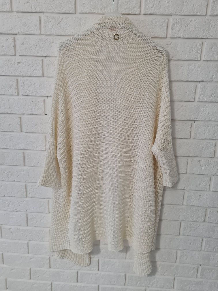 Sweter coco more kardigan długi uniwersalny
