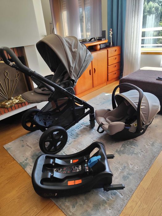 Carrinho de bebé + Ovo + Isofix - Joie