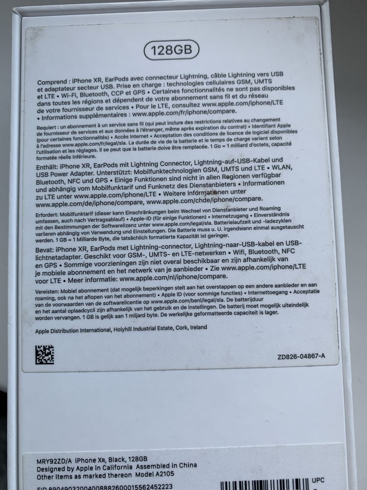 iphone Xr 128 GB, BLACK neverlock