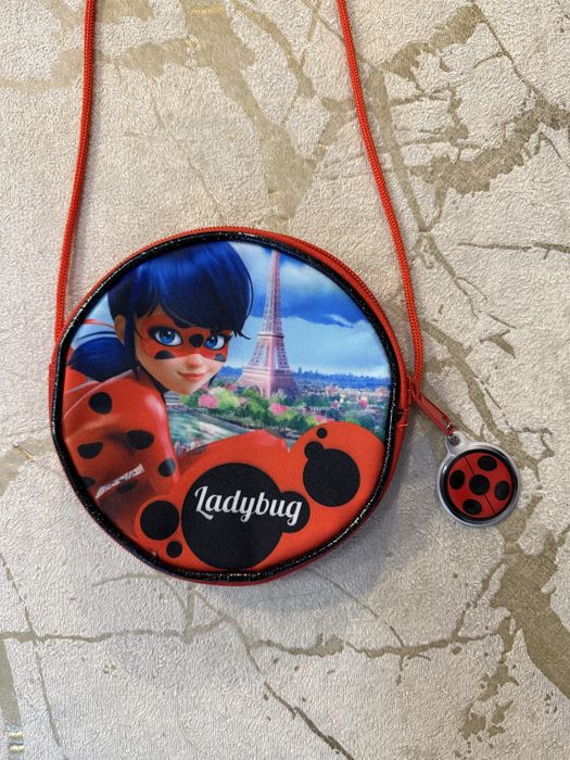 Torebka Miraculum Miraculous Ladybug Biedronka i czarny kot