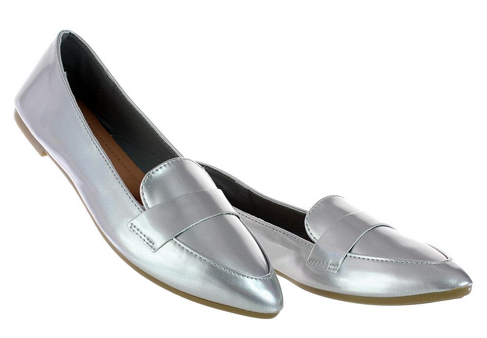 Rozmiar: 38 Baleriny Mokasyny Lakierki Eleganckie Buty Damskie 6357