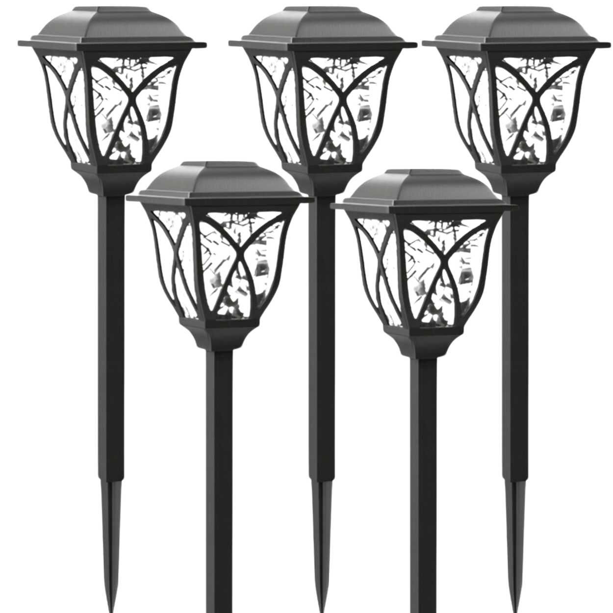 Lampa Solarna Ogrodowa Led Latarenka 38cm 6x