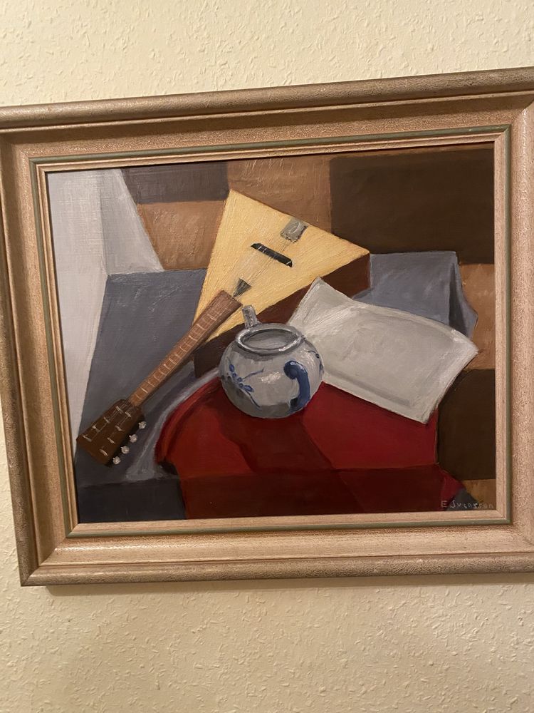Obraz olejny E.Svensson 67x58cm