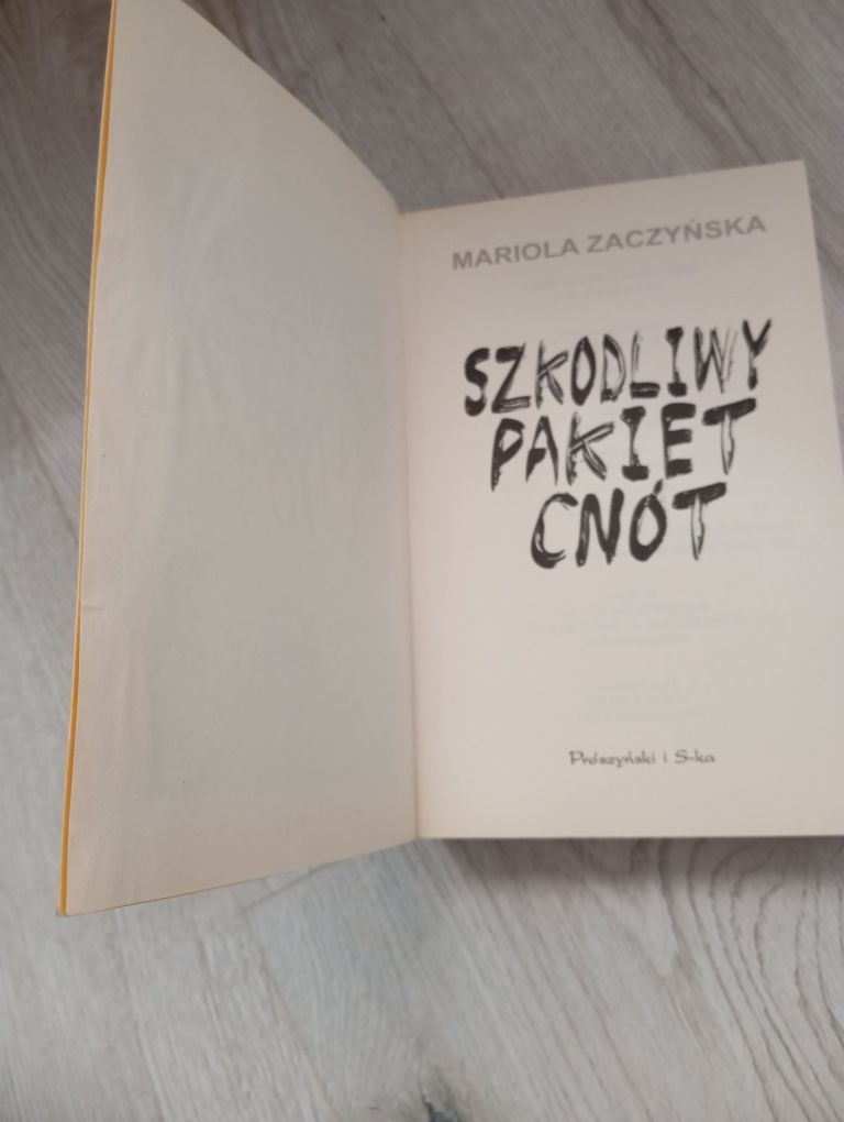 Szkodliwy pakiet cnót. Mariola Zaczyńska