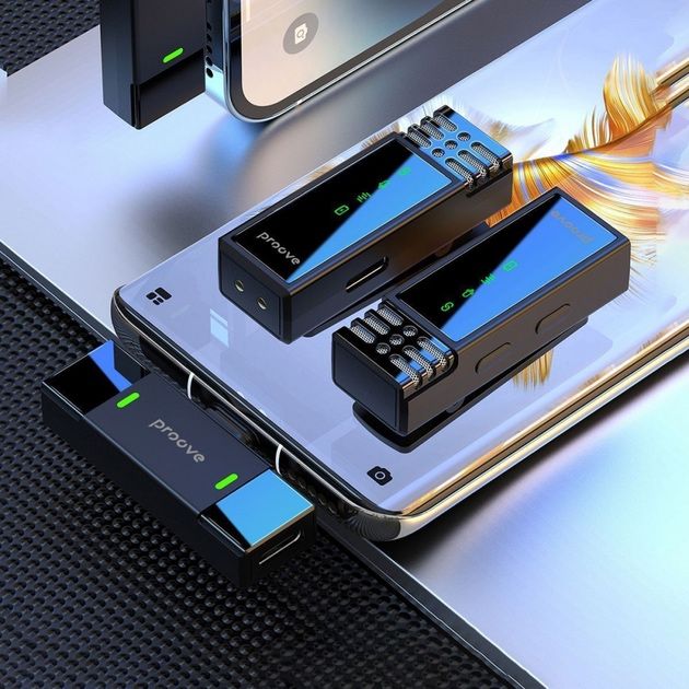 Бездротовий петличний мікрофон Proove Record Lightning