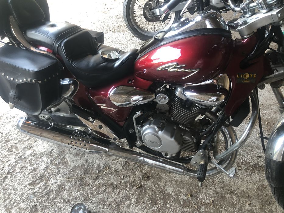 Kymco Zing 125 – 1998, 5 500 km, kat. B, sakwy, czerwony!