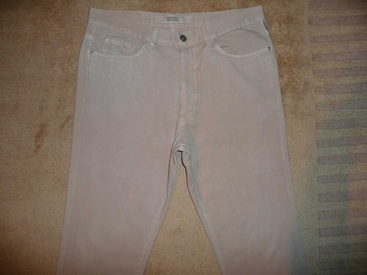 Spodnie dżinsy VERSACE W34/L29=44/98cm jeansy