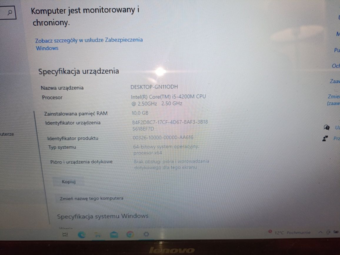 Sprzedam laptopa lenovo Y510P Geimngowy dla graczy