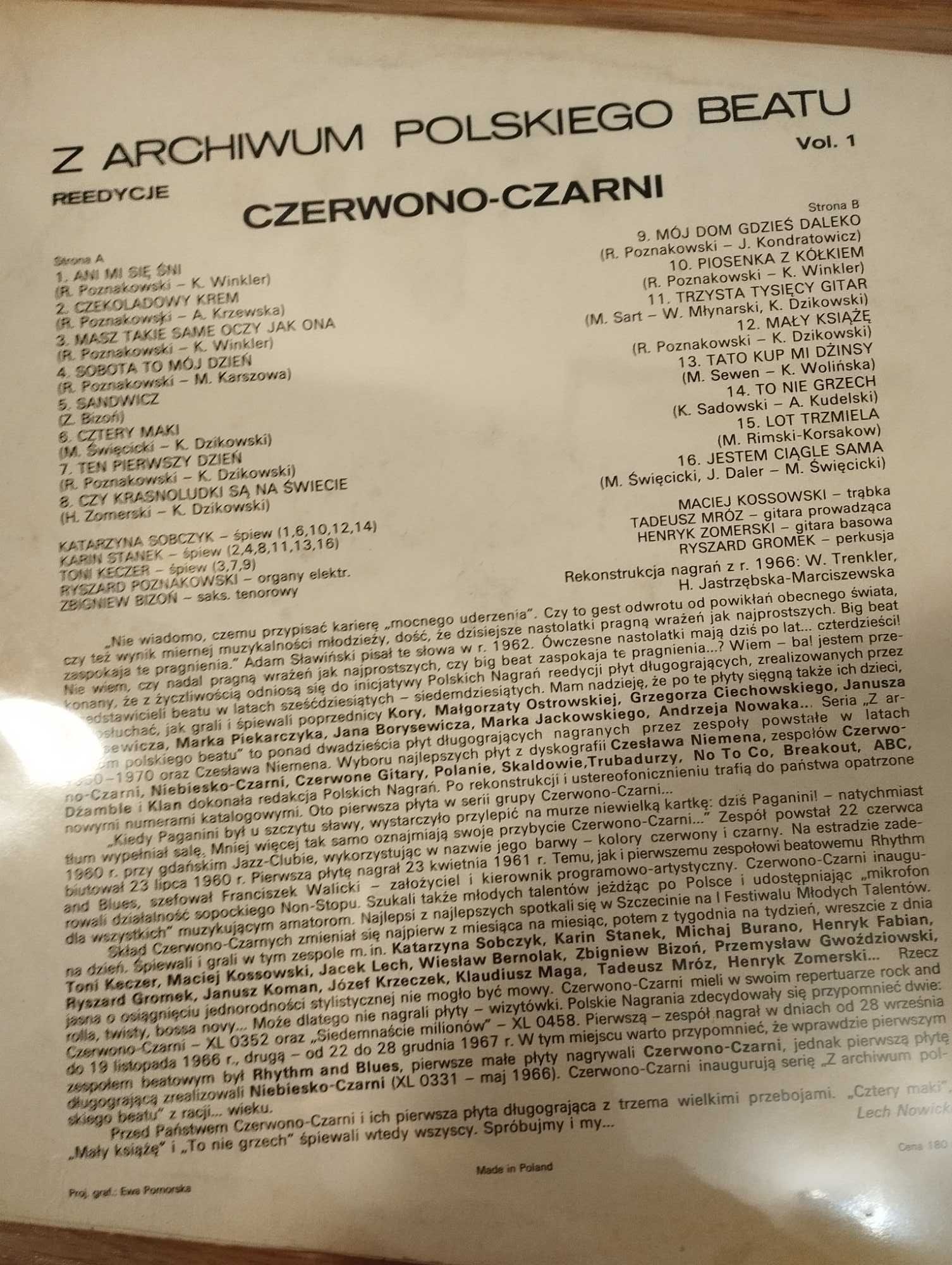 Winyl Czerwono Czarni Reedycje Vol. 1 NM (nowe folie ochronne)