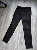 Czarne spodnie skinny low waist 38/M