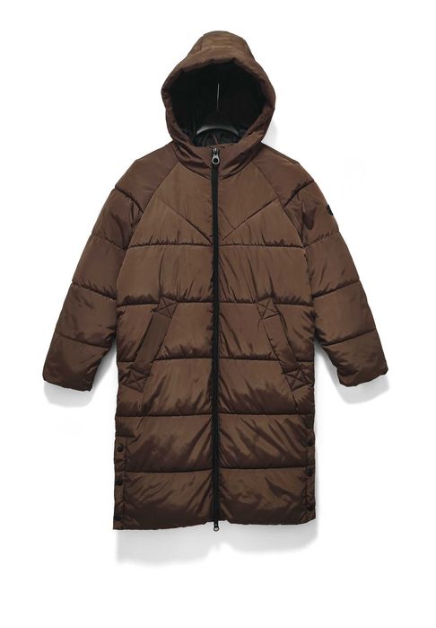 Płaszcz Kurtka Parka Z Kapturem Pikowana Ocieplana Puffer Only |R. S