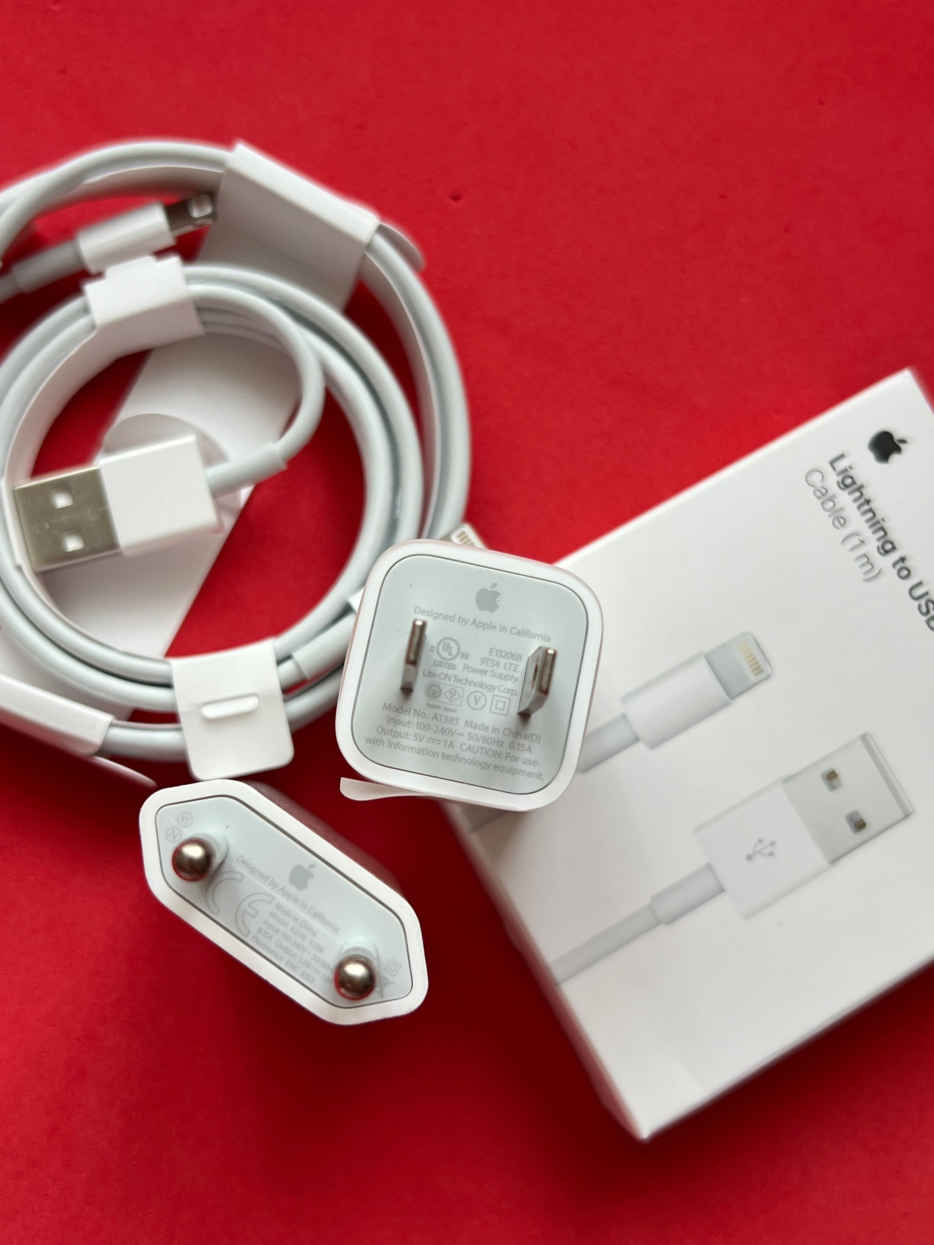 Нова оригінальна зарядка Apple 5w 1A A1400 Europe/lightning usb-a