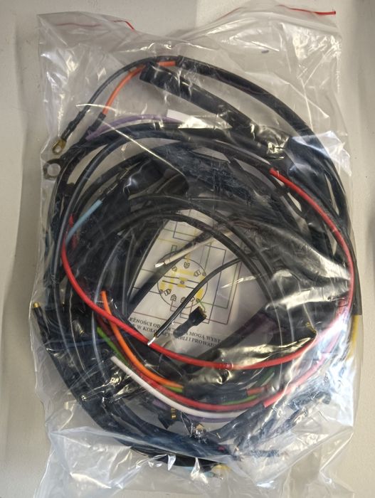 Nowa wiązka elektryczna instalacja WSK M06B3 125 lelek