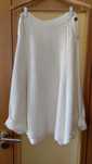 Poncho branco C/ PORTES