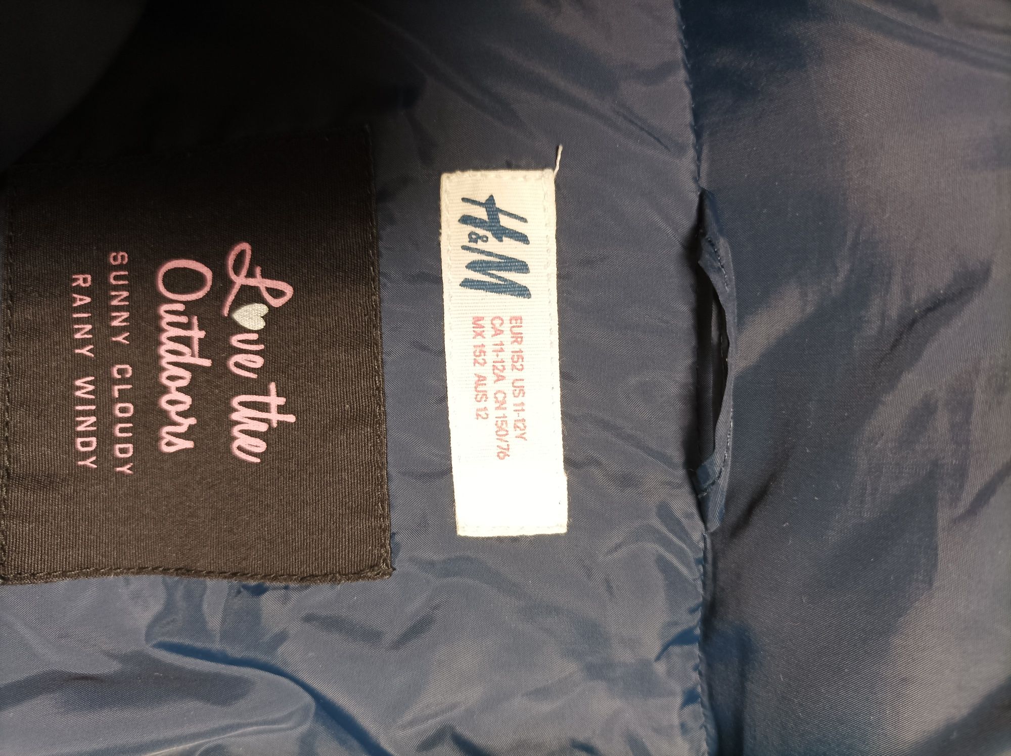 Kurtka zimowa h&m 146/152