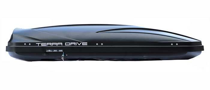 Автобокс на крышу Terra Drive 500 Dynamic серый черный 205*79*36 уценк