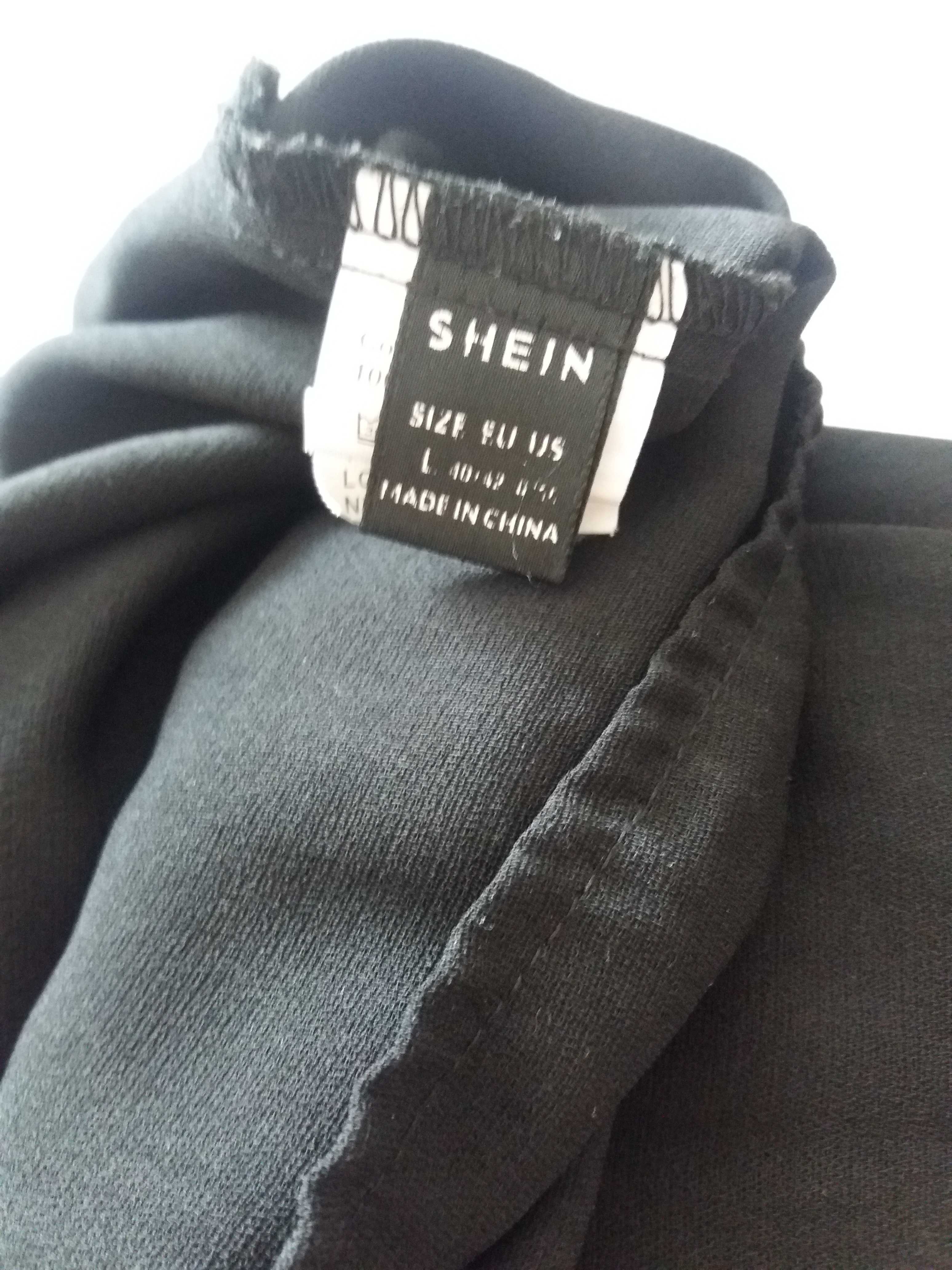 sukienka mini shein L XL 42 44 czarna