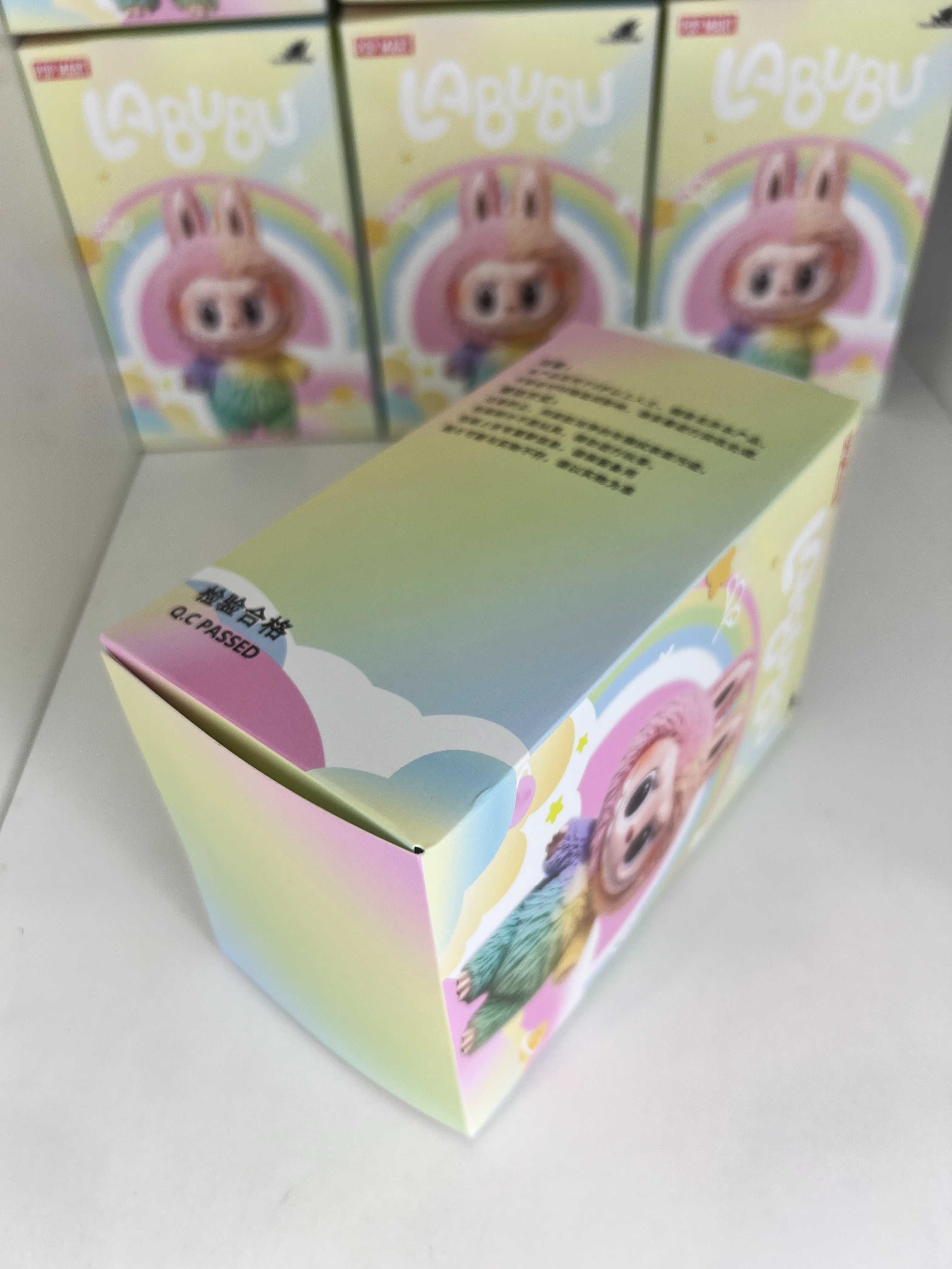 Labubu 4.0 v4 Tęczowa Kolorowa 4 popmart The Monsters Secret