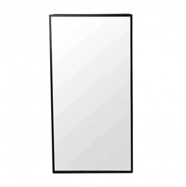 Lustro z półkami czarne, CUBIKO / Umbra