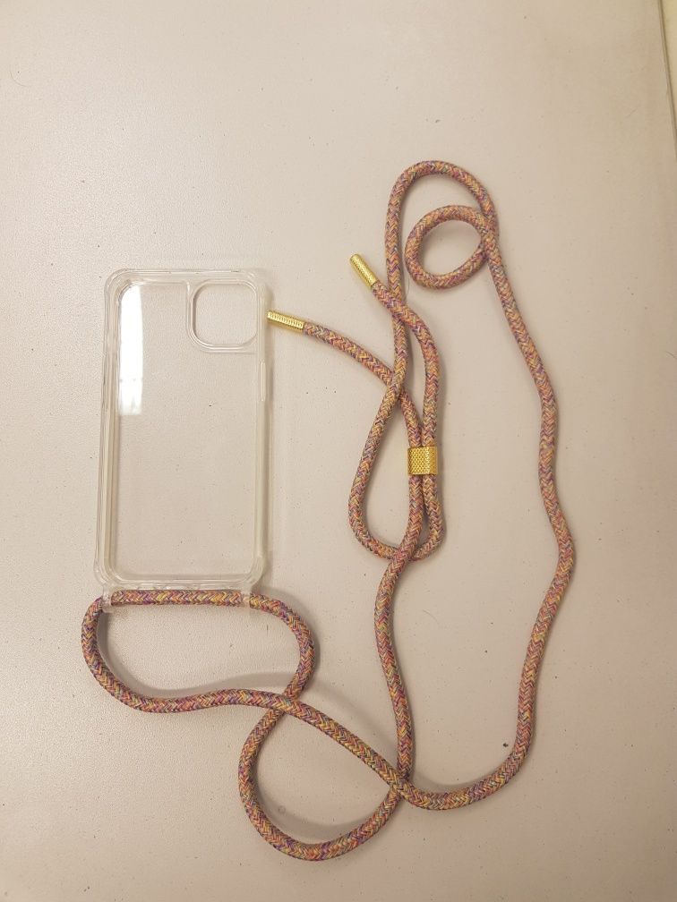 Etui ze sznurkiem UYMO Iphone 13 mini 5.4 cala + 2x szkło ochronne