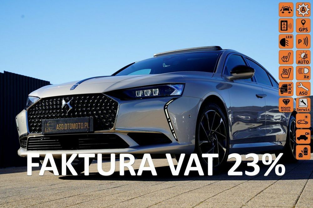 DS Automobiles DS 9 MAX OPCJA nawi FUL LED kamery SKÓRA masaze PANORAMA wentylacja ACC