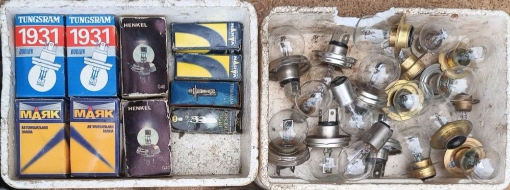 Лампочки накаливания. Радиолампы СССР.