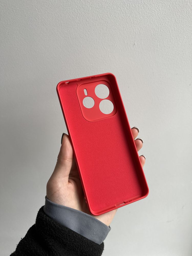 Etui silikonowe czerwone do XIAOMI REDMI NOTE 14 5G