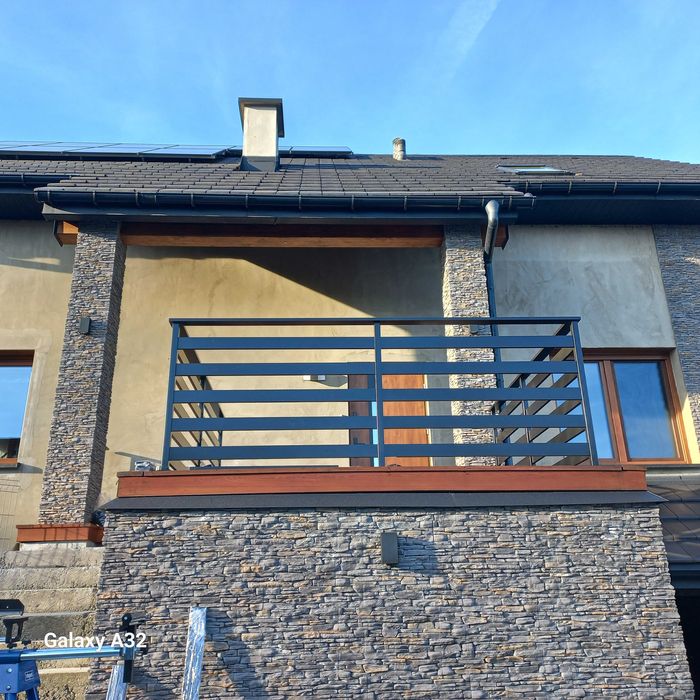 Balustrada balkonowa balustrady aluminiowe Barierki stali nierdzewnej