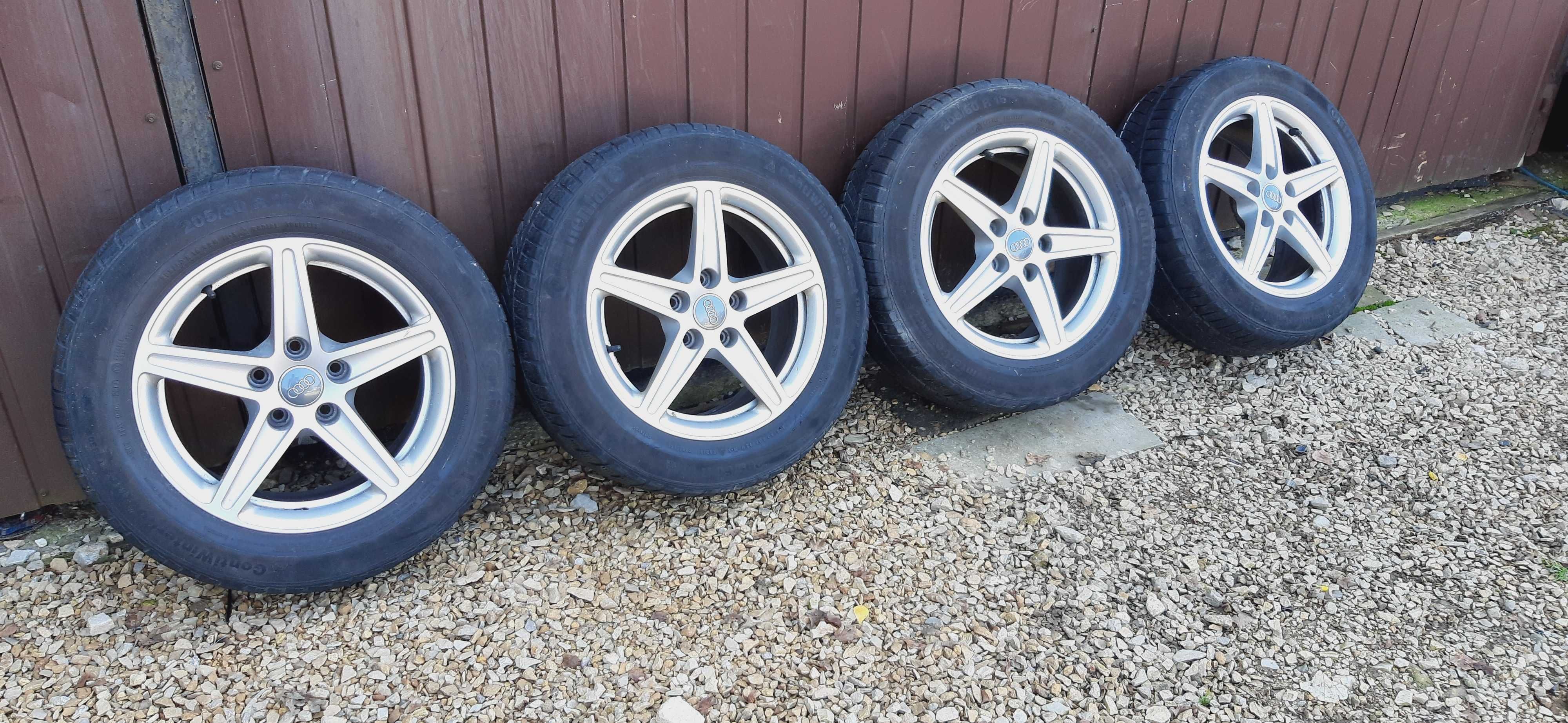 Koła 205/60 R16 5x112 Alufelgi + opony zimowe Audi A3 A4
