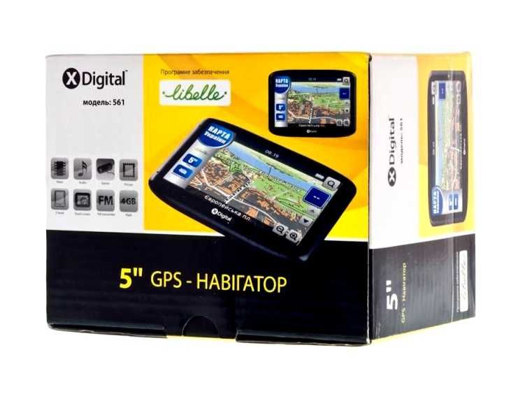 Навигатор GPS автомобильный X–Digital 561