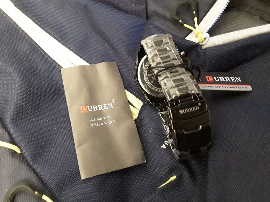 Relógio Curren para Homem Preto e Prateado (NOVO) Portes Grátis