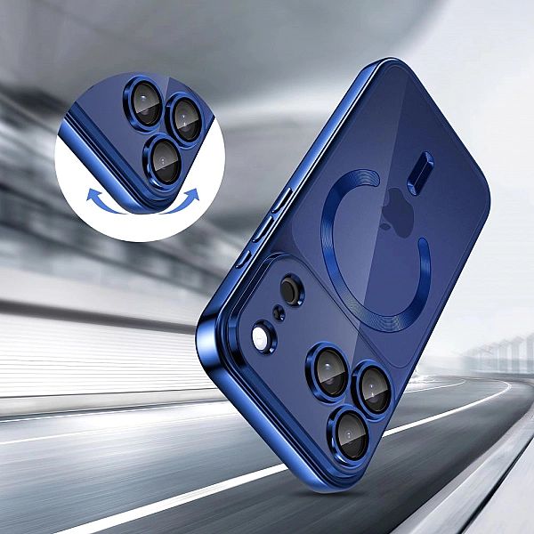 Tech-Protect Magflex Magsafe Iphone 17 Pro Shiny Deep Blue