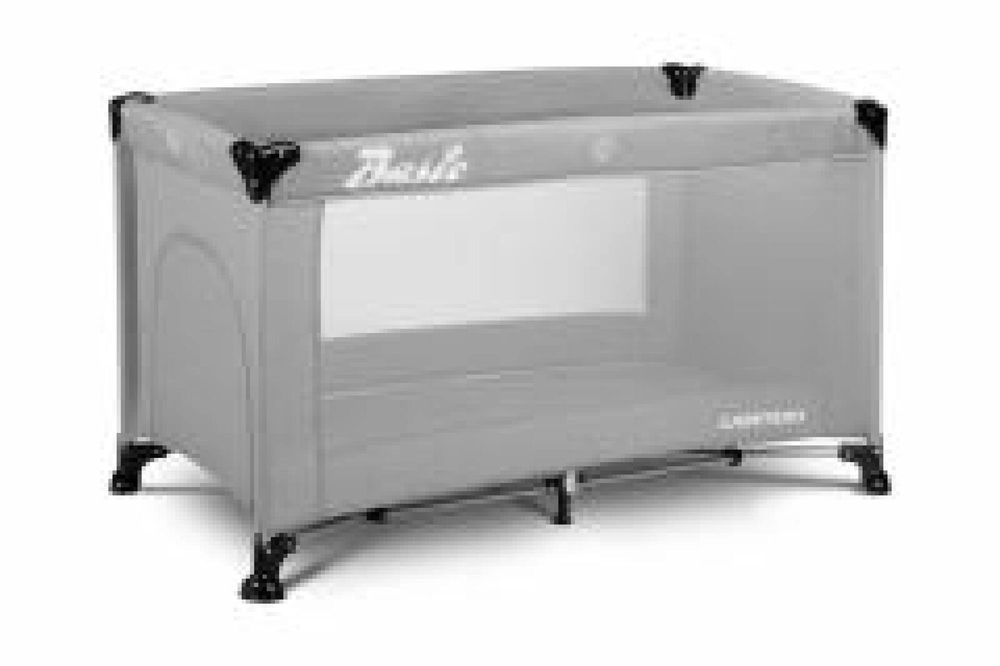 Łóżeczko turystyczne Basic szare