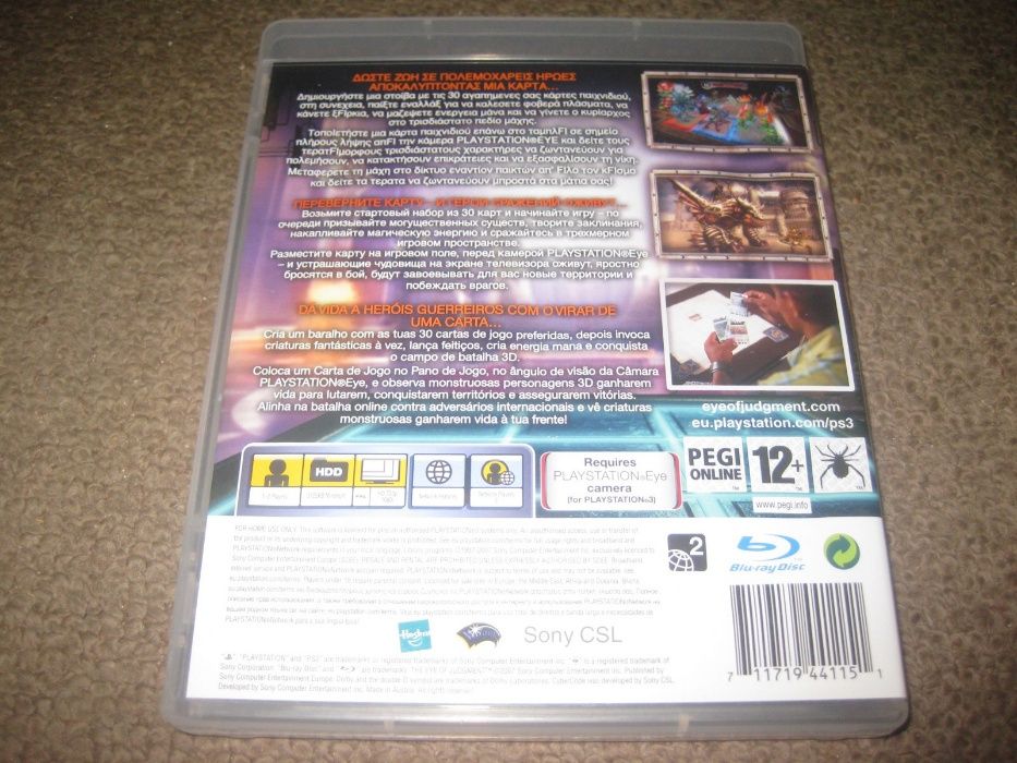 Jogo "The Eye of Judgement" para PS3/Completo!