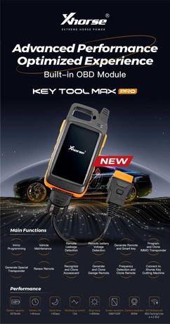Máq. Cópia Chaves - Xhorse VVDI Key Tool Max Pro , atualização grátis