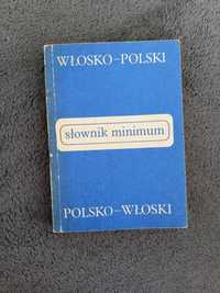 Mini słowniczek polsko-włoski i włosko-polski z 1983 roku.